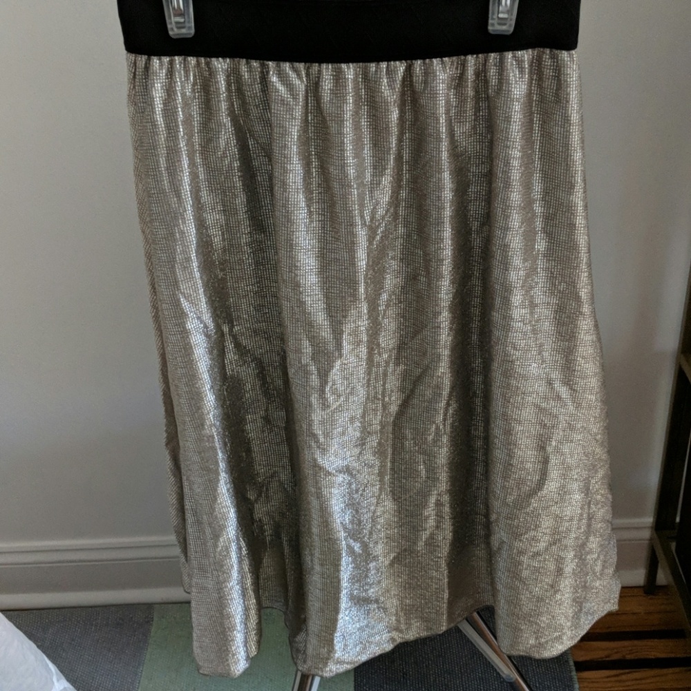 NWT Lularoe Gold Lola Skirt